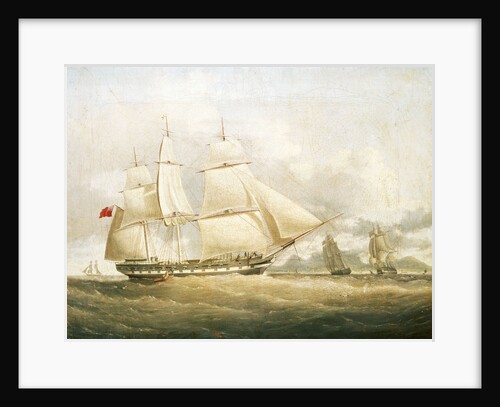 The ship 'Sir Edward Paget' (1822) by William John Huggins