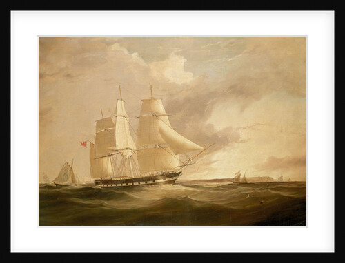 The ship 'Sir George Seymour' under way by W. Howard
