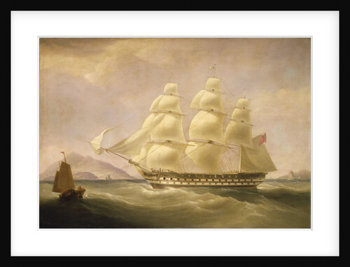 The East Indiaman 'Triton' by William John Huggins