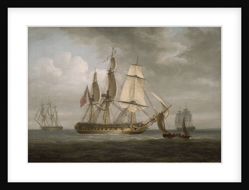 The Frigate 'Triton' and other vessels by Nicholas Pocock