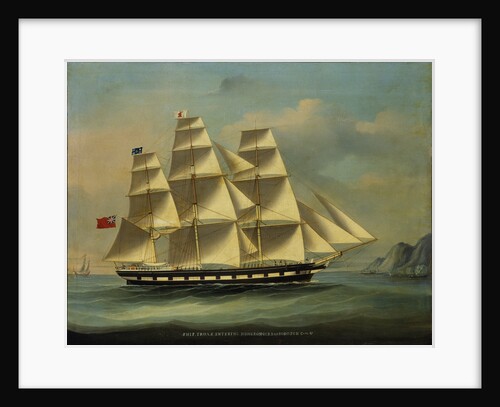 The barque 'Troas' by Chinese School