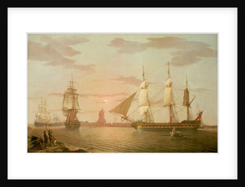 The East Indiaman ''Warley'' by Robert Salmon