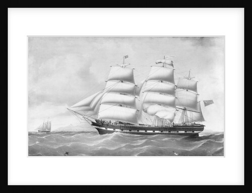 The ship 'Waterloo' (1833) by D. MacFarlane