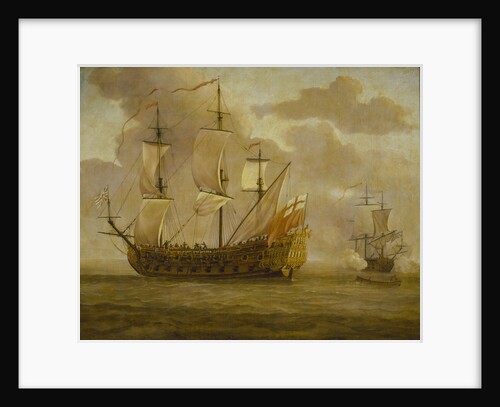 HMS 'Woolwich' before a light breeze by Willem van de Velde the Elder