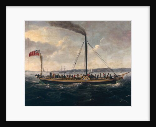 The paddle steamer 'British Queen' by British School