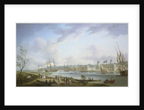 Greenwich from the Isle of Dogs by Robert Dodd