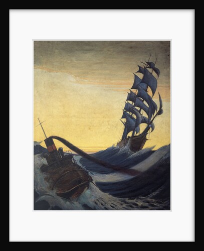 'Cutty Sark' (1869) and a tug by John Everett