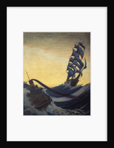 'Cutty Sark' (1869) and a tug by John Everett