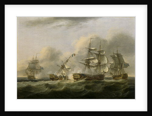 The capture of the 'Guillaume Tell', 30 March 1800 by Thomas Luny