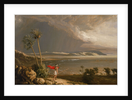 View of Malay Road from Pobassoo's Island, February 1803 by William Westall