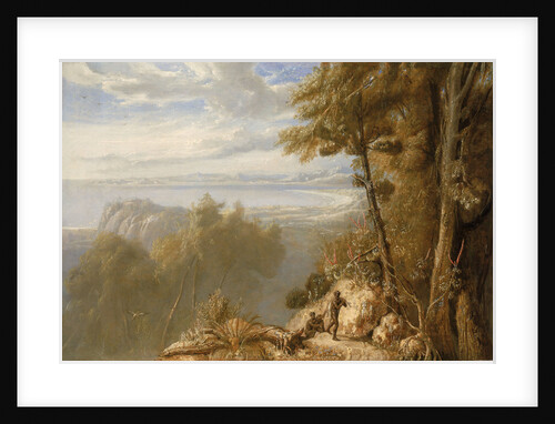 View of Cape Townshend taken from Mount Westall, March 1802 by William Westall