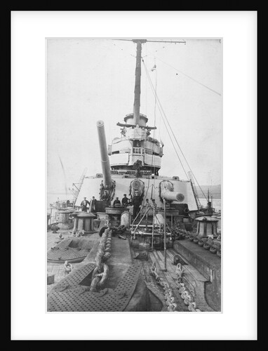 View aft from the forecastle of the Russian dreadnought battleship 'Volya' (1914), of the Imperatritsa Mariya class by unknown