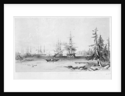 The English and French Fleets in the Baltic, 1854 by Jonathan Needham