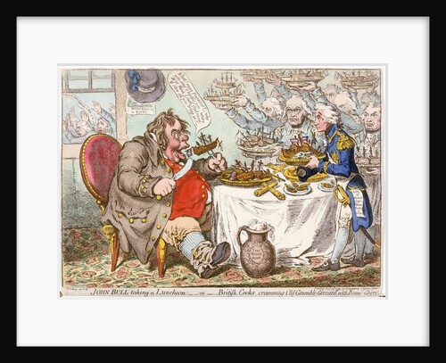 John Bull taking a Luncheon... by James Gillray