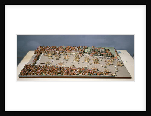 Topographic model, Port of London by Kenneth Britten