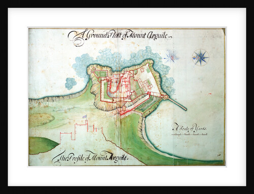 Channel Islands Survey: 'A ground platt from Mount Arguile' by Thomas Phillips