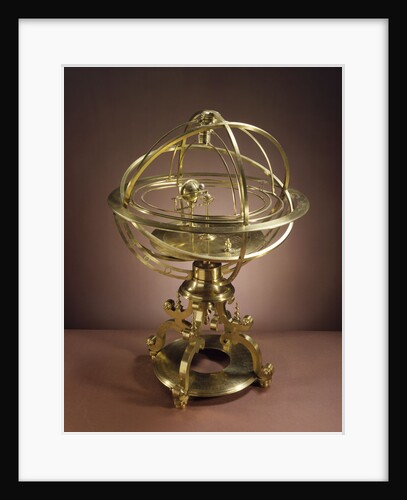 Orrery in the form of Renaissance Ptolemaic armillary sphere by Richard Glynne