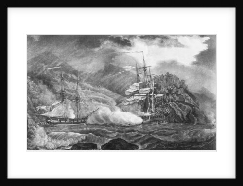 HMS 'Mermaid' at Granada, 10 October 1795 by Nicholas Pocock