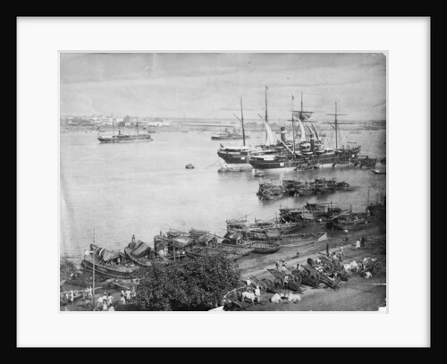 The port of Calcutta, circa 1870 by unknown