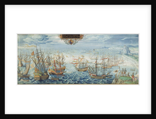 The Spanish Armada in the Strait of Dover, 1588 by Flemish School