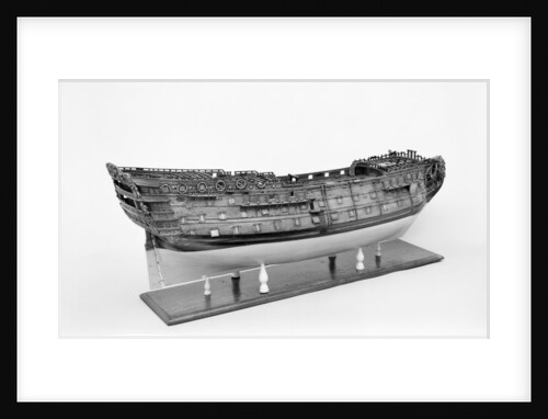 Full hull model of the 'Britannia' (1719), a 100-gun three-decker, first-rate ship of the line by Unknown