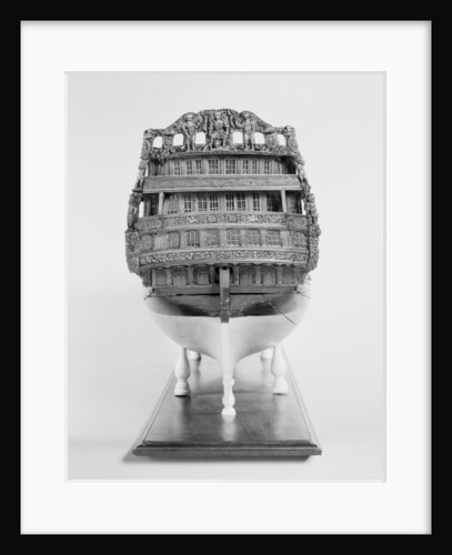 Full hull model of the 'Britannia' (1719), a 100-gun three-decker, first-rate ship of the line by unknown
