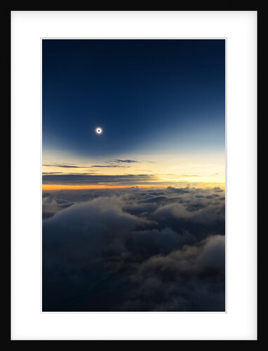 Totality From Above the Clouds by Catalin Beldea