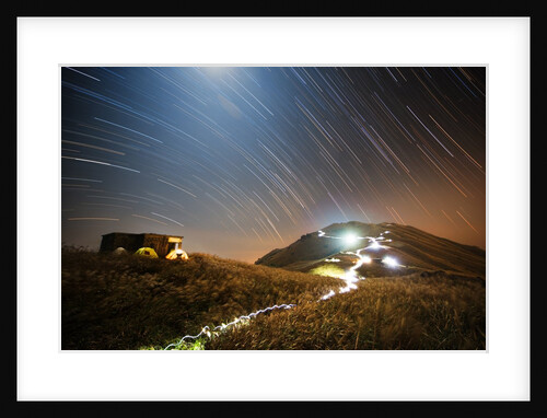 Sunset Peak startrail by Chap Him Wong