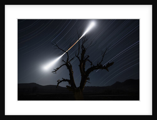 Eclipsed Moon Trail by Chuanjin Su