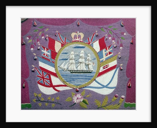 28-gun frigate circa 1850 by William Brookman