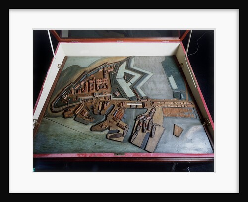 Topographic model, Royal Dockyards at Sheerness by George Stockwell