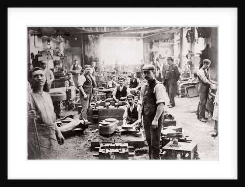 Engine component workshop, Thames Iron Works by unknown
