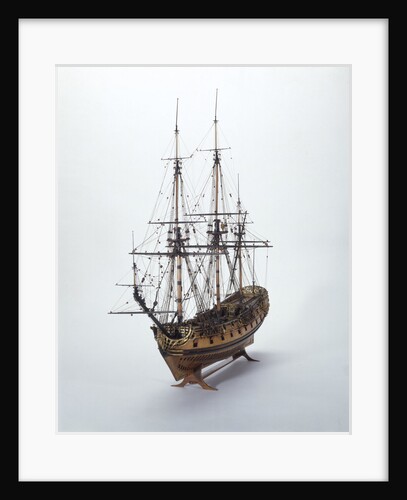 Model of a warship (1685), 40 guns by unknown
