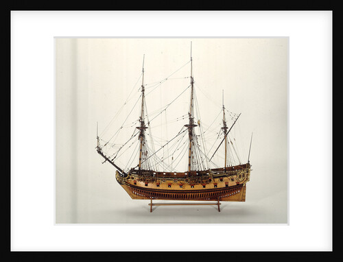 Ship of 40 guns by unknown