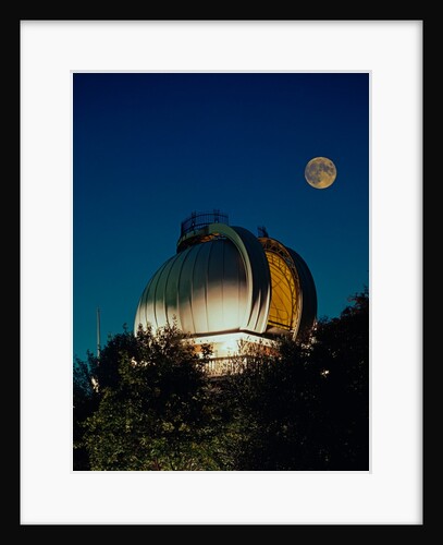 Dome of the Great Equatorial Building, Royal Observatory Greenwich, at night by National Maritime Museum