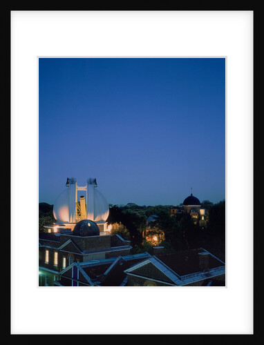 View of Royal Observatory Greenwich at night, taken from Flamsteed House by National Maritime Museum