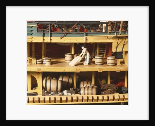 HM bark 'Endeavour', interior, upper and lower deck and hold by Robert A. Lightley