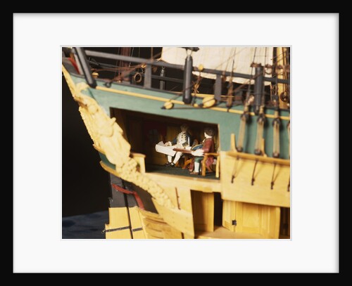 'Endeavour', interior, stern cabin by Robert A. Lightley
