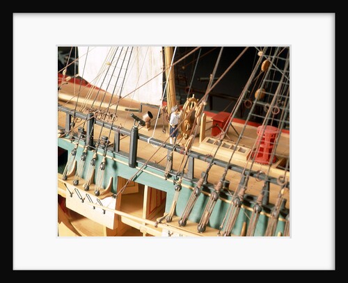 'Endeavour', deck detail, wheel by Robert A. Lightley