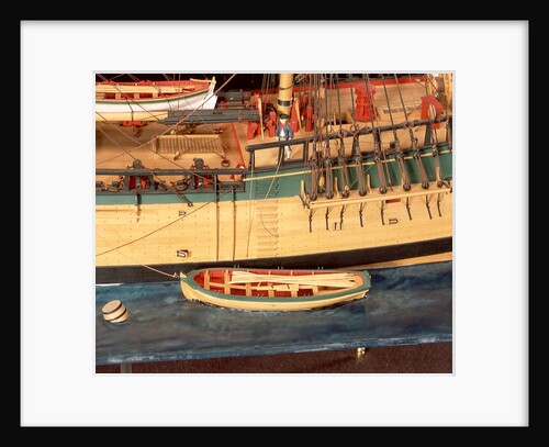 'Endeavour', detail, yawl by Robert A. Lightley
