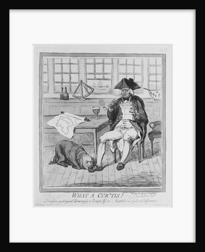 What a Cur'tis! - Sir Roger Curtis - Ld Howe by H. Humphrey