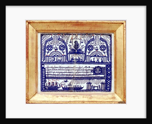 Cut-paper picture by unknown