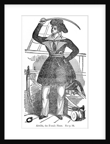 Alvilda, one of the first female pirates by unknown