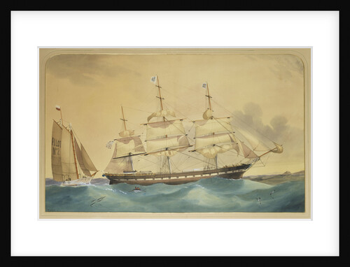 Clipper ship 'Walmer Castle' by Thomas Goldsworth Dutton