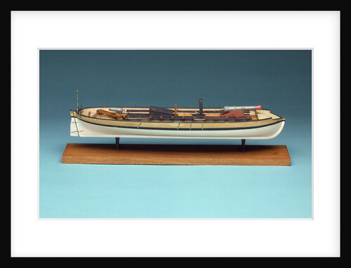 Model of a gunboat (circa 1808) by unknown
