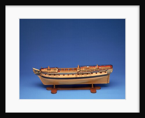 Model of a warship (1794), frigate, fifth rate, Diana class, 38 guns by unknown