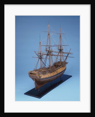 Ship of 64 guns by Unknown