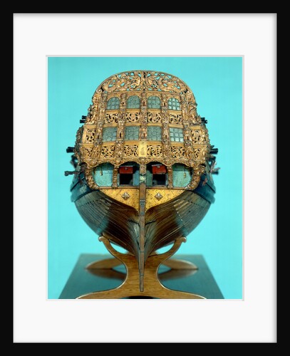 Navy Board skeleton model, dead astern by unknown