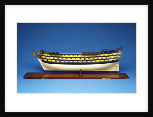 Model of 'Caledonia' (1808), 120 guns, three decker ship of the line by Robert Seppings