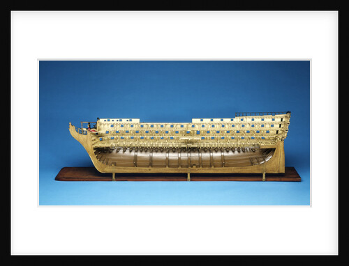 Model of 'Caledonia' (1808), 120 guns, three decker ship of the line by Robert Seppings